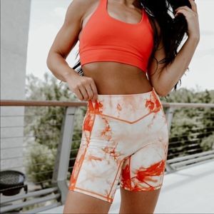 Balance athletica/vitality tie dye marble rider short